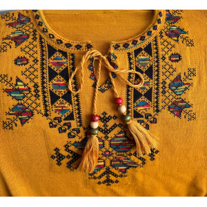 Джемпер «Сніжинка» жовтий. Photo 3