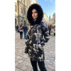 Жіноча зимова срібляста куртка